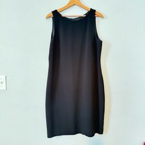 Louden Black Sheath Sleeveless Mini Dress, Size 12